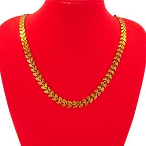 Gold Leaf Necklace